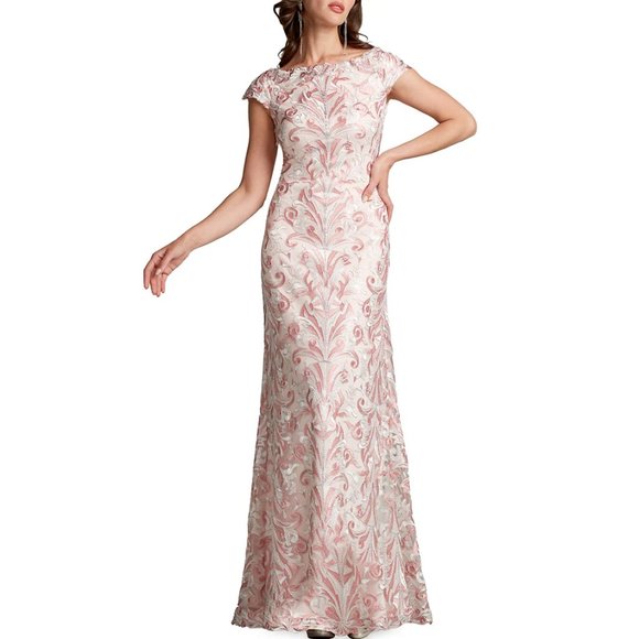 Tadashi Shoji Pale Pink Gown - Picture 1 of 6
